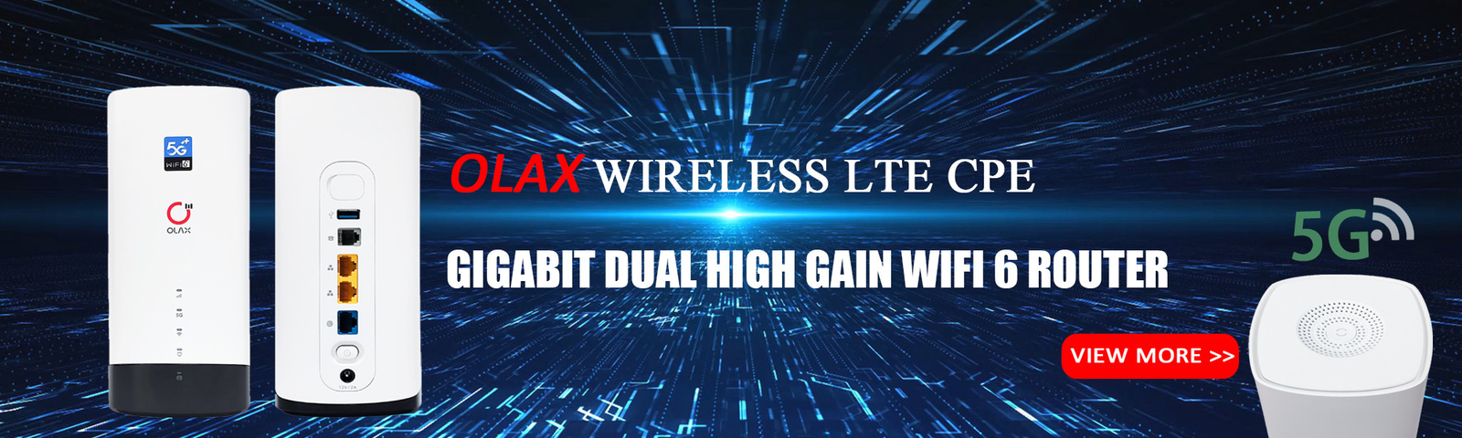 Olax G5018 Baru 5G CPE Modem WiFi6 Wireless Modem 5G router dengan slot kartu SIM