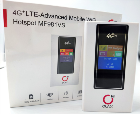 Olax MF981VS Router Wifi Nirkabel Modem Wifi 4G LTE Dengan Slot Kartu Sim 150Mbps