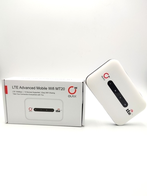 Hotspot Modem Wifi Seluler 150mbps Putih Dengan Kartu Sim RoHS CE