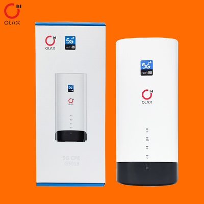 Olax 4G 5G CPE G5010 Dual Bands Enterprise 1200Mbps 5G Wifi Router dengan slot kartu SIM