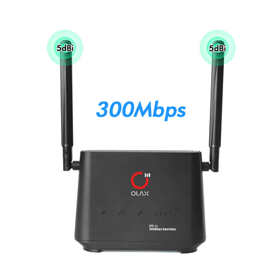 7.4V 2000mah 4G Industrial Router 4G SIM Router Menghubungkan Kamera CCTV 4 Port LAN OLAX AX5 Pro