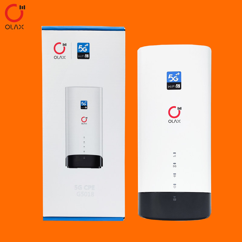 Olax 4G 5G CPE G5018 Dual Bands Enterprise 1200Mbps 5g Wifi Router